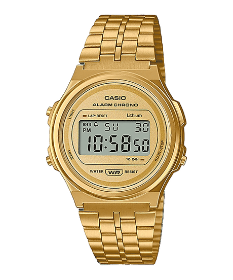 A-171WEG-9A Reloj Casio Unisex, Vintage Clásico Cronómetro