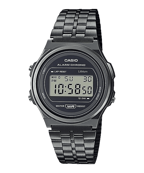 A-171WEGG-1A Reloj Casio Unisex, Vintage Clásico Cronómetro