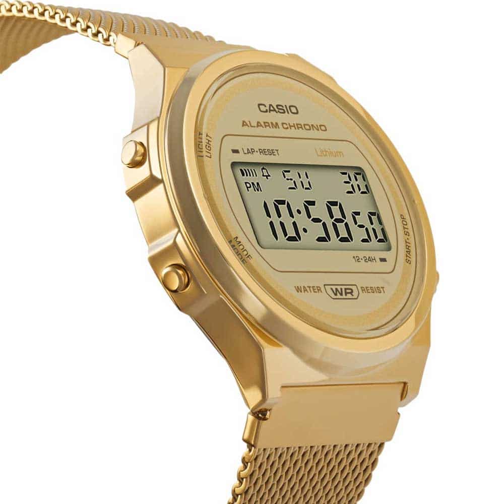 A-171WEMG-9A Reloj Casio Unisex, Vintage Clásico Cronómetro