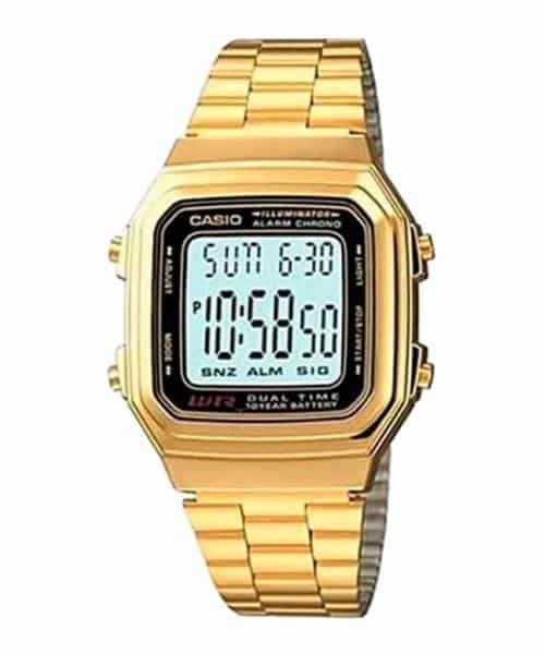 A-178WGA-1 Reloj Casio para Hombre, Vintage Clásico Illuminator