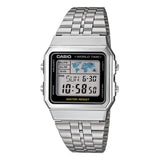 A-500WA-1 Reloj Casio para Hombre, Vintage Clásico Hora Mundial