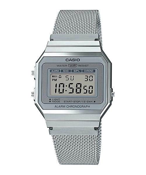 A-700WM-7A Reloj Casio Unisex, Vintage Clásico Cronógrafo