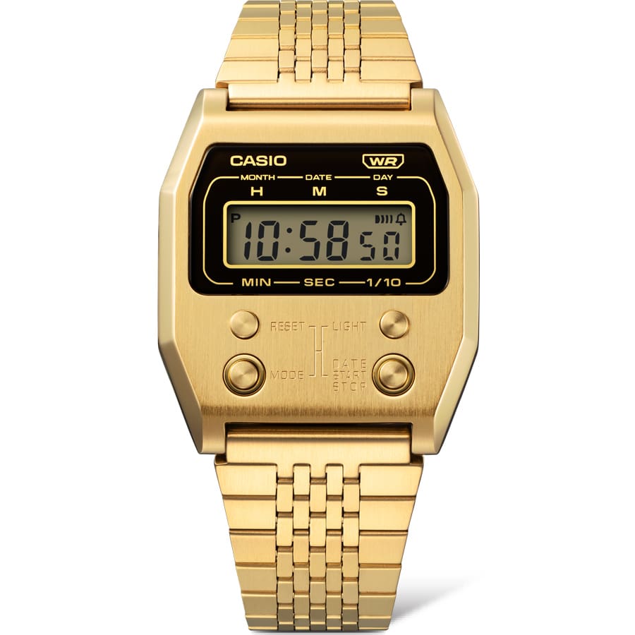 A1100G-5 Casio Reloj Unisex Vintage Clásico