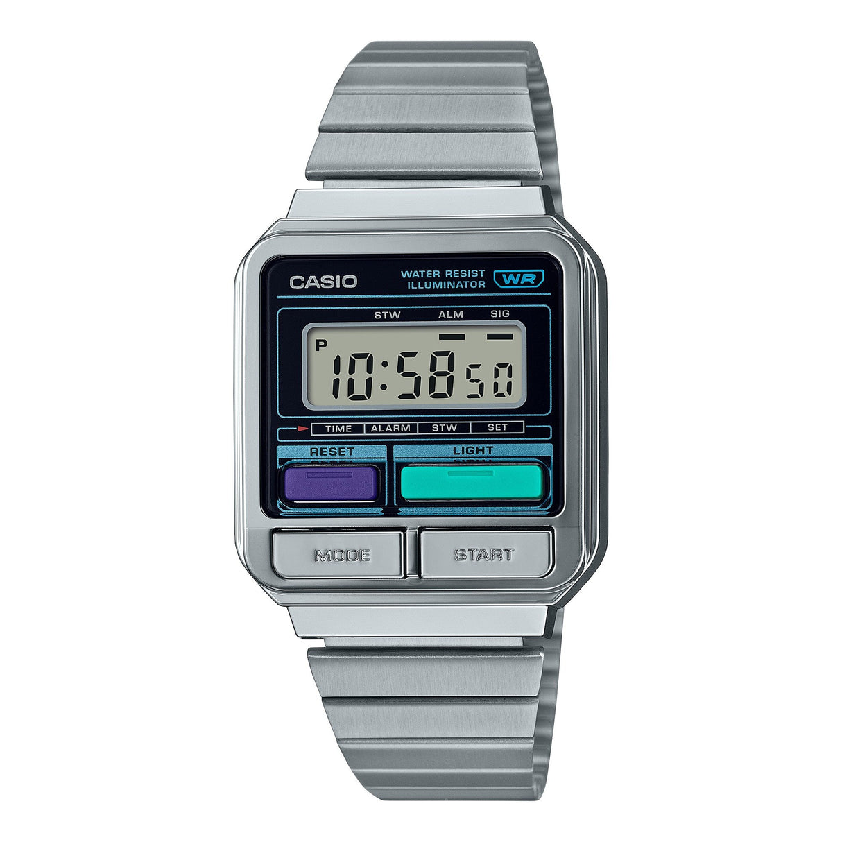 A120WE-1A Casio Reloj Unisex Vintage Clásico