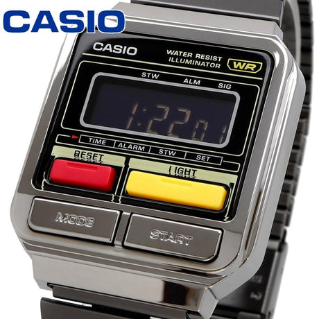 A120WEGG-1B Casio Reloj Unisex Vintage Clásico