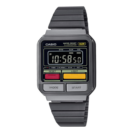 A120WEGG-1B Casio Reloj Unisex Vintage Clásico