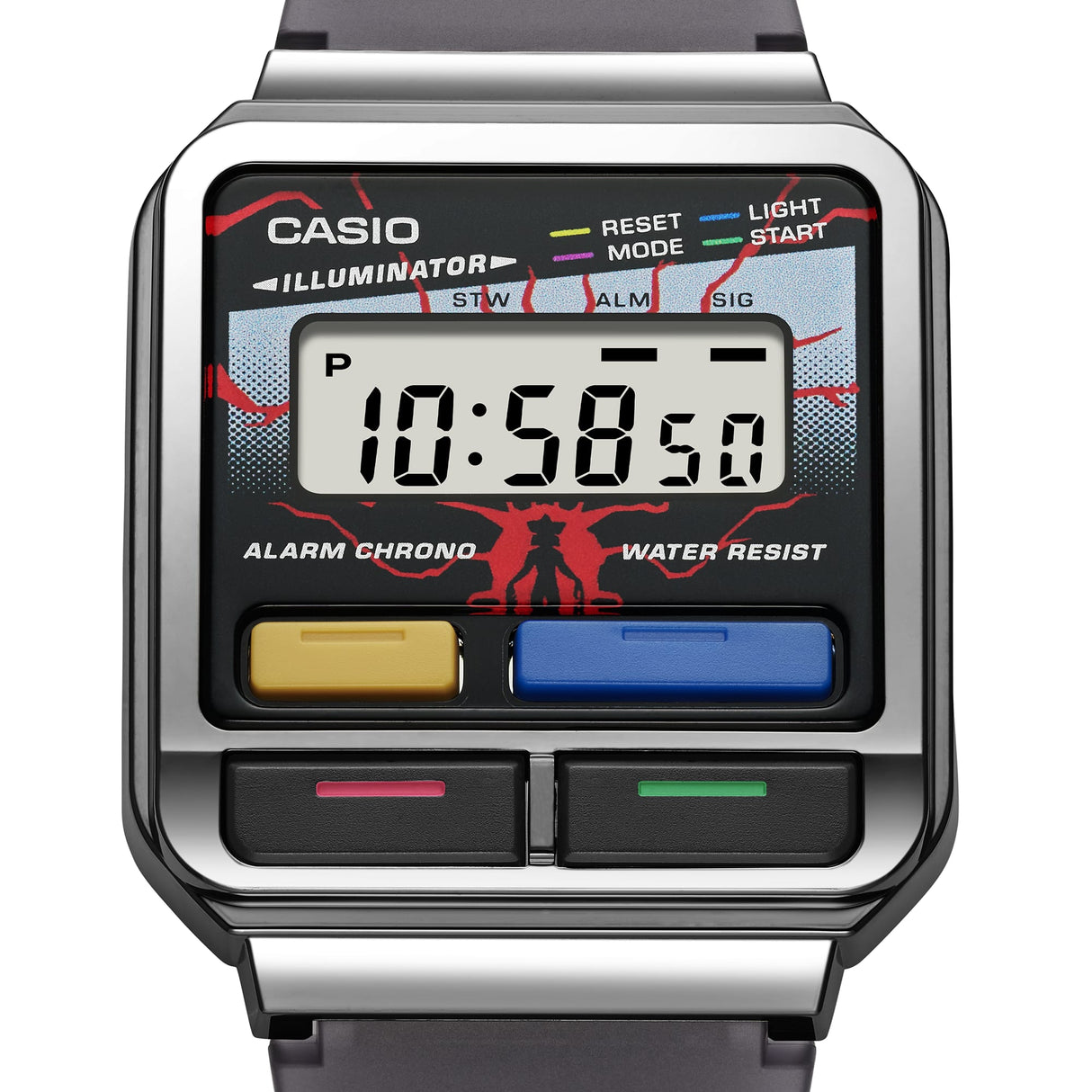 A120WEST-1A Casio Reloj Unisex Vintage Clásico Stranger Things