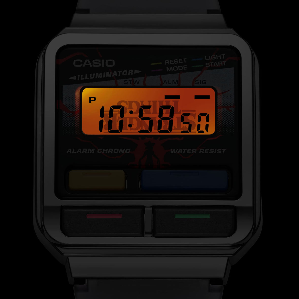 A120WEST-1A Casio Reloj Unisex Vintage Clásico Stranger Things