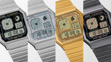 A130WE-1A Casio de caballero pulsera de metal digital