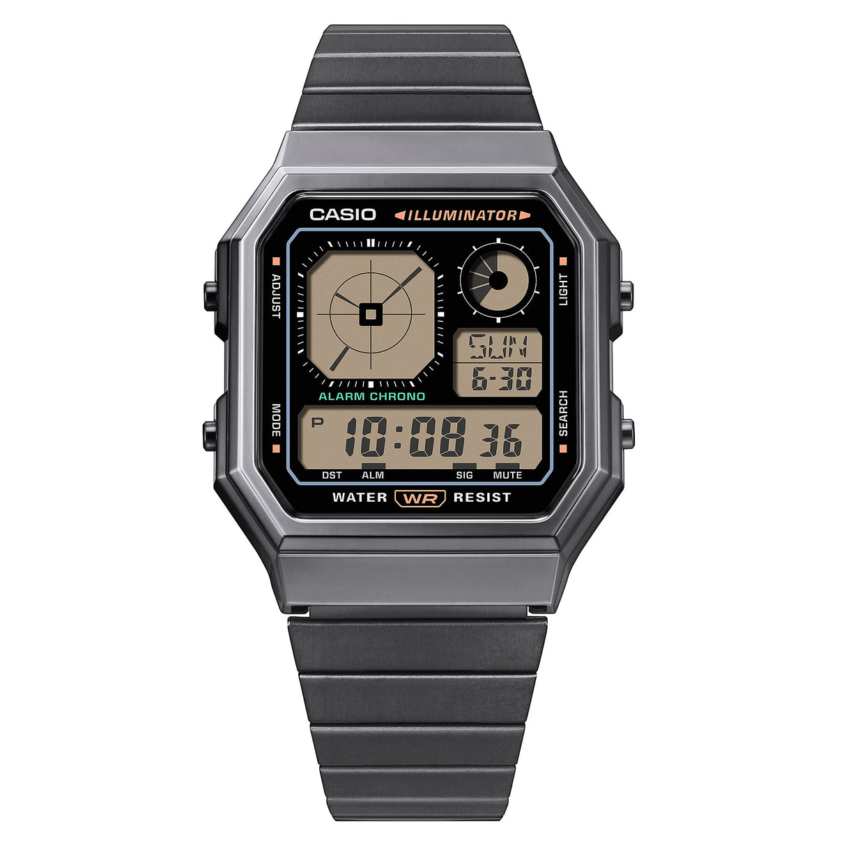 A130WEGG-1A Reloj Casio de hombre pulsera de metal