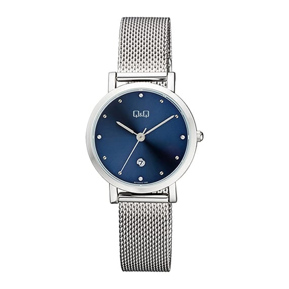 A419J212Y Reloj QQ Análogo para Dama Pulsera de Malla