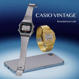 ABL-100WEG-9A Casio vintage Bluetooth unisex pulsera de acero inoxidable