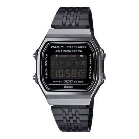 ABL-100WEGG-1B Casio Vintage con funciones Bluetooth reloj unisex pulsera de metal