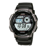 AE-1000W-1BV Reloj Casio para Hombre, Illuminator Hora Mundial 10 Años de Batería