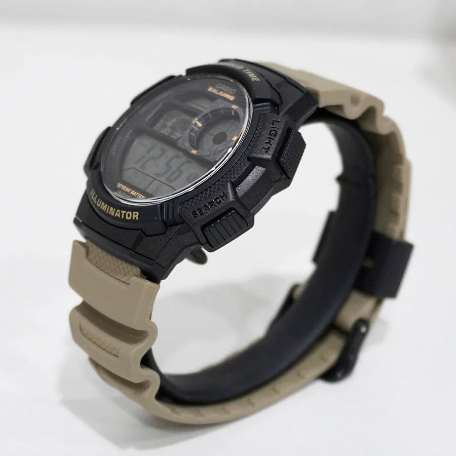 AE-1000W-5AVCF Reloj Casio de hombre correa de silicona 48 mm