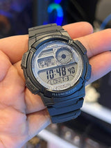 AE-1000W-7AV Reloj Casio para Hombre, Illuminator Hora Mundial 10 Años de Batería