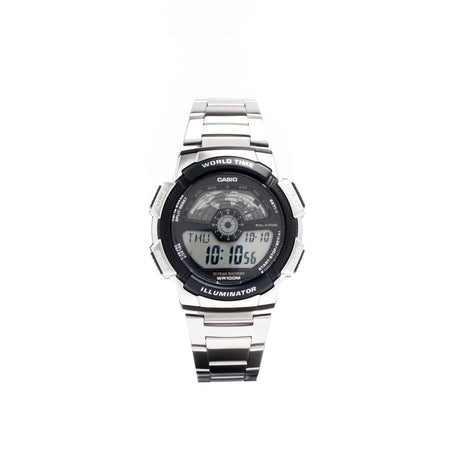 AE-1100WD-1AV Reloj Casio para Hombre, Illuminator Hora Mundial 10 Años de Batería