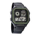 AE-1200WHB-1BV Reloj Casio para Hombre, Illuminator Hora Mundial 10 Años de Batería