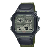 AE-1200WHUB-3AV Reloj Casio de hombre pulsera de cuero  45 mm