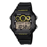 AE-1300WH-1AV Reloj Casio para Hombre, Illuminator 10 Años de Batería