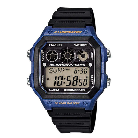 AE-1300WH-2AV Reloj Casio para Hombre, Illuminator 10 Años de Batería