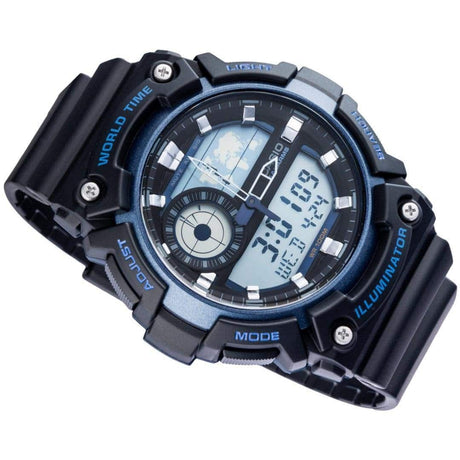 AEQ-200W-2AV Reloj Casio para Hombre, Illuminator Hora Mundial