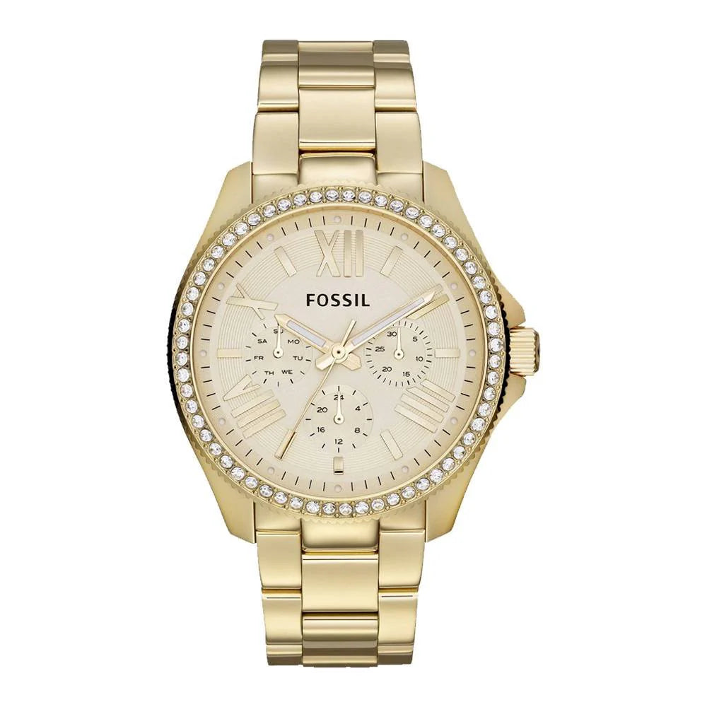 AM4482 Reloj Fossil Cecile Champagne de dama pulsera de metal