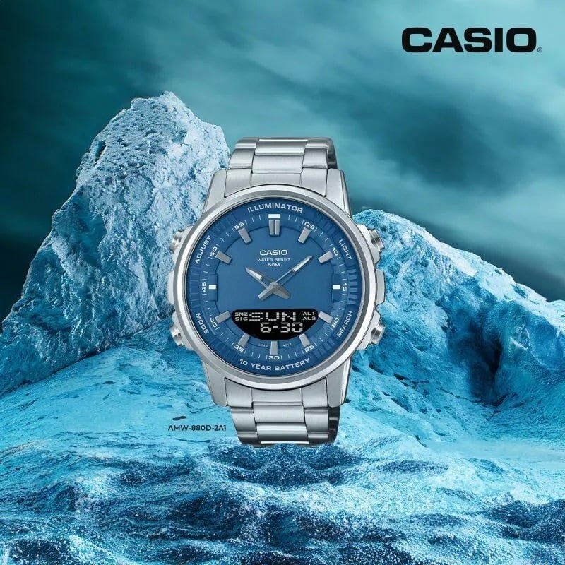 AMW-880D-2A1V Casio Illuminator 10 Años de Batería Reloj para Hombre