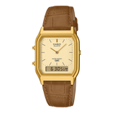 AQ-230EGL-9A Reloj Casio de hombre banda de piel