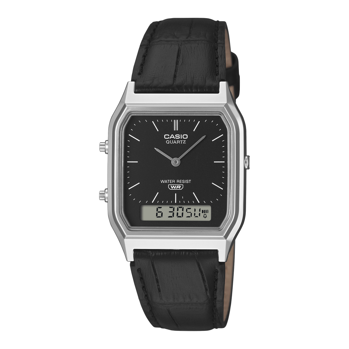 AQ-230EL-1A Reloj Casio Vintage de hombre pulsera de piel