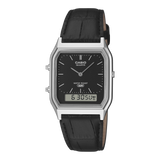 AQ-230EL-1A Reloj Casio Vintage de hombre pulsera de piel