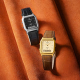 AQ-230EGL-9A Reloj Casio de hombre banda de piel