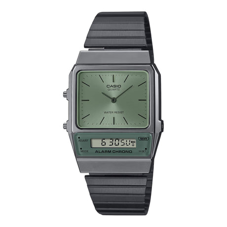 AQ-800ECGG-3A Casio Reloj Unisex, Vintage Clásico