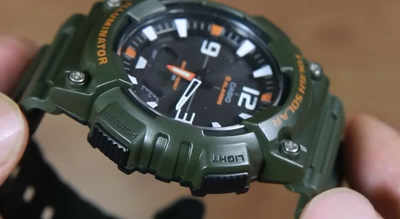 AQ-S810W-3AV Reloj Casio para Hombre, Tough Solar Illuminator