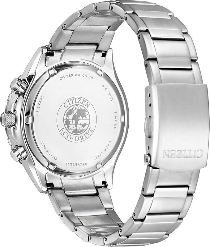 AT2386-55E Citizen Eco-Drive Weekender Sport reloj de hombre correa de metal