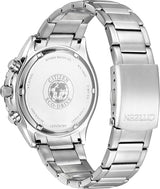 AT2386-55E Citizen Eco-Drive Weekender Sport reloj de hombre correa de metal