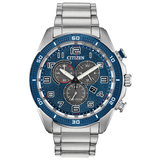 AT2440-51L Reloj Citizen Sport de hombre pulsera de metal 45 mm