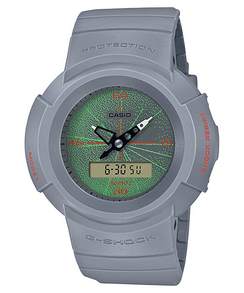 AW-500MNT-8A Reloj G-Shock Doble Hora para Caballero con Correa de Resina