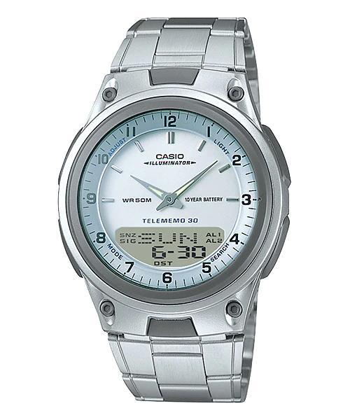 AW-80D-7AVCB Reloj Casio para Hombre, Illuminator 10 Años de Batería