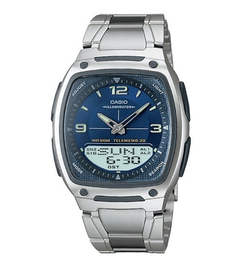 AW-81D-2AV Reloj Casio para Hombre, Illuminator 10 Años de Batería