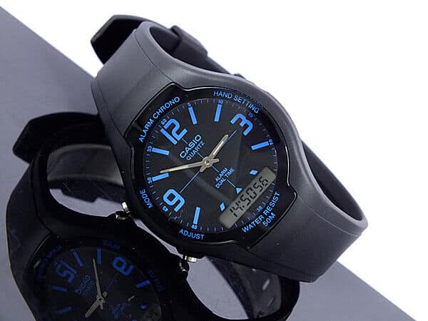 AW-90H-2BV Reloj Casio para Hombre, Alarma Cronómetro