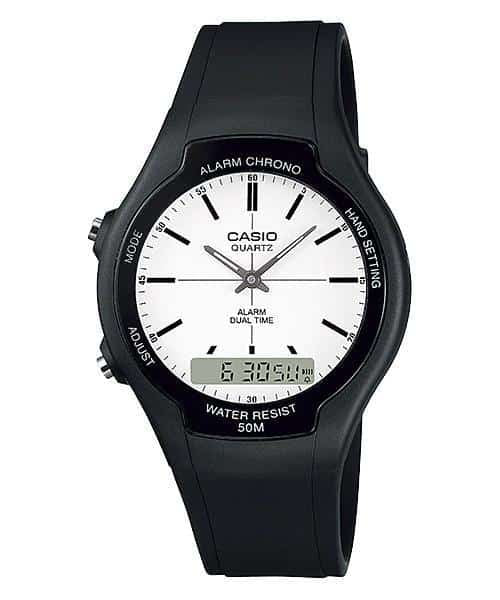 AW-90H-7EV Reloj Casio para Hombre, Alarma Cronómetro