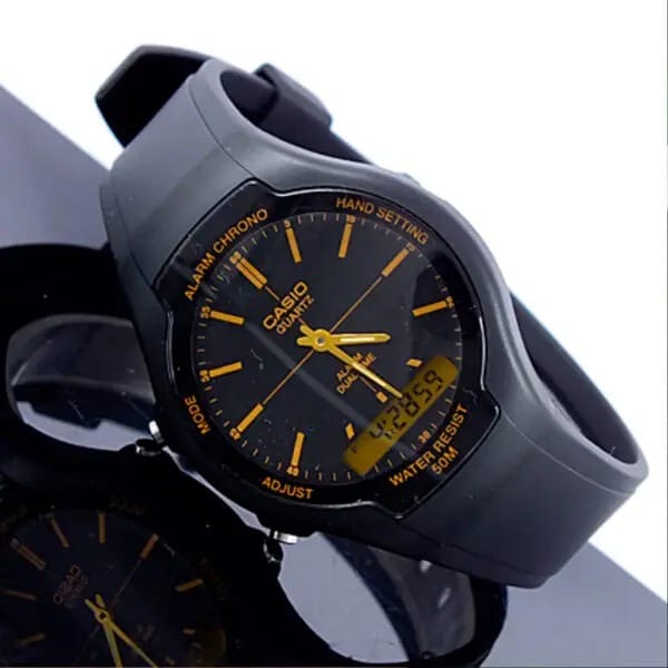 AW-90H-9EV Reloj Casio para Hombre, Alarma Cronómetro