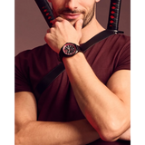 AW0145-02W Citizen Here comes Deadpool Marvel Edition de caballero pulsera de cuero