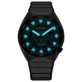 AW1668-50W Citizen Black Panter Marvel Edition de hombre pulsera de acero inoxidable