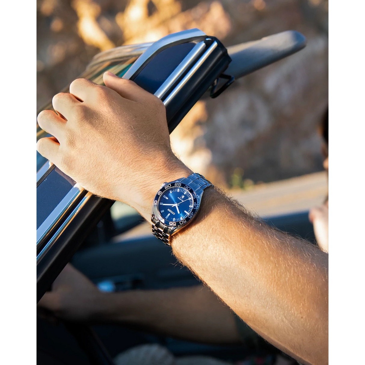 AW1770-53L Citizen Eco-drive reloj para hombre pulsera de metal