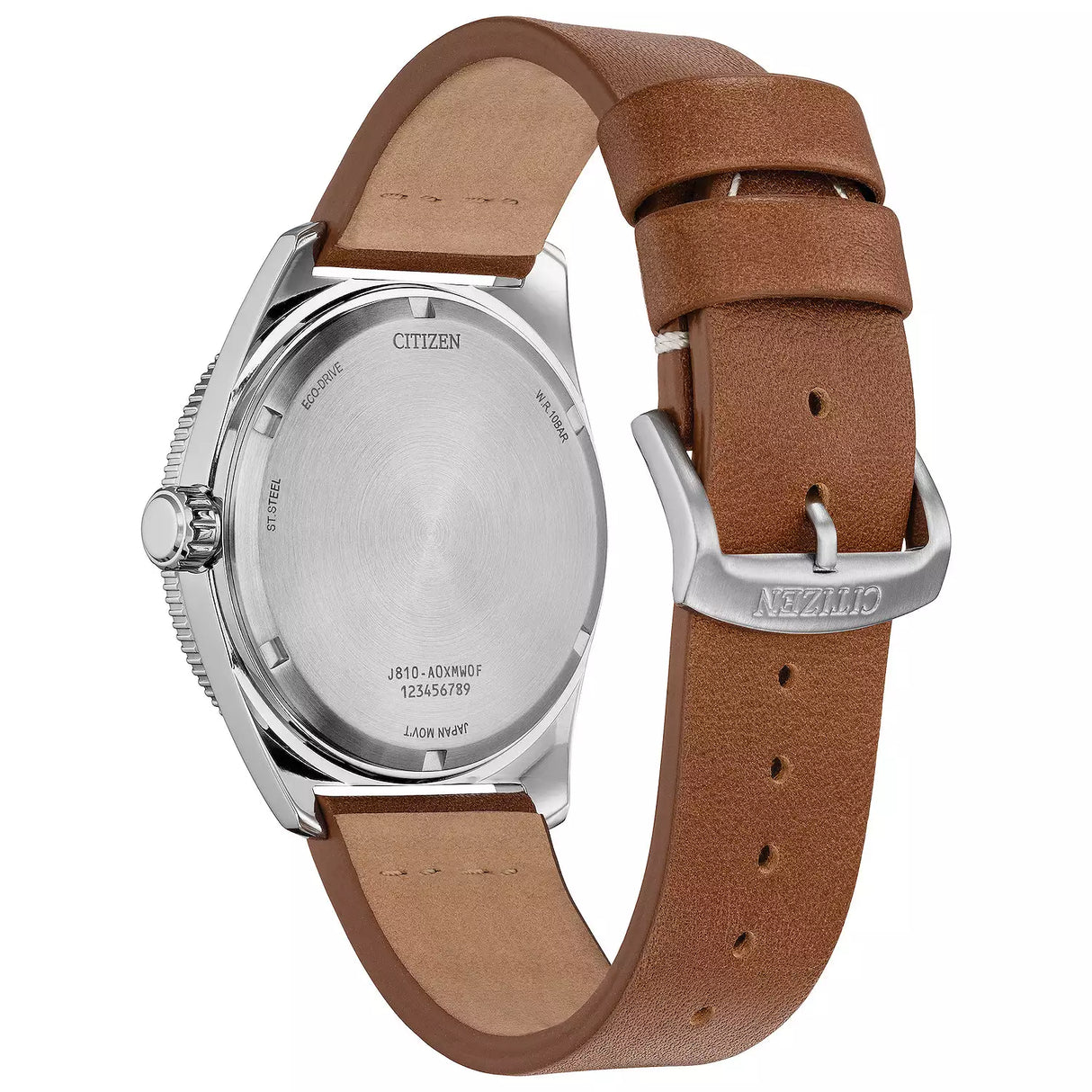 AW1798-03L Citizen Eco-Drive de caballero pulsera de cuero