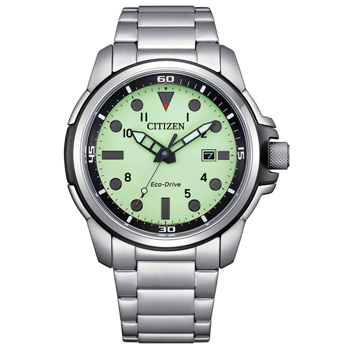 AW1800-89X Reloj Citizen Sea Land Eco-Drive de caballero correa de metal