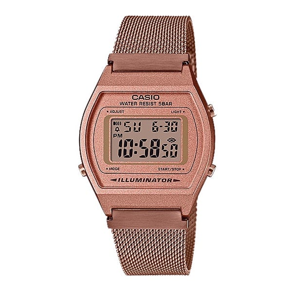 B-640WMR-5A Reloj Casio para Mujer, Vintage Clásico Illuminator