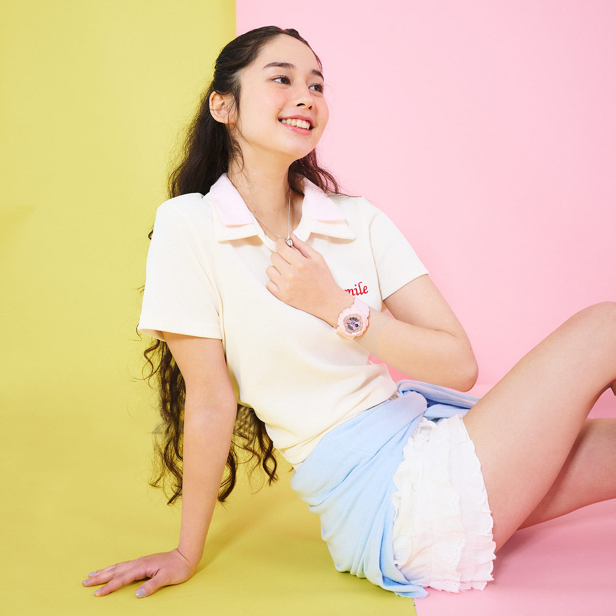 BA-110AH-4A Reloj Baby-G de dama pulsera de resina doble hora